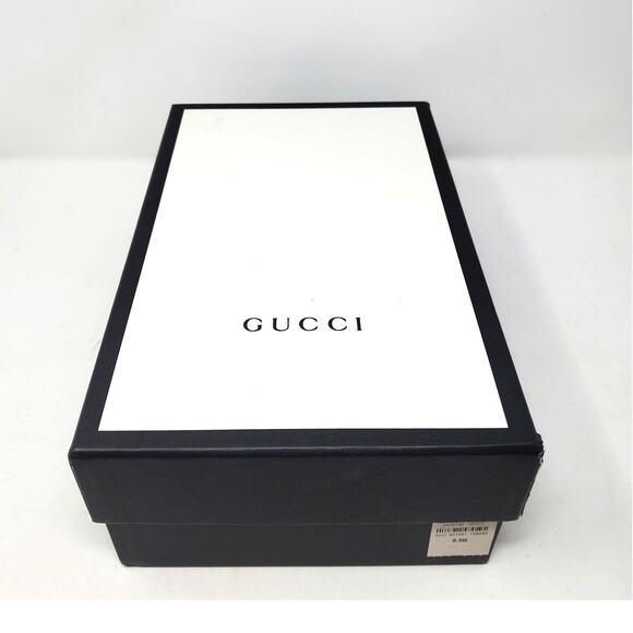 Gucci GG Marmont Victoire Pumps Interlock Leather Black 525333 Size 36.5 US 6.5 - Picture 13 of 13